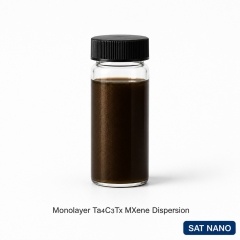 Dispersión de MXene de carburo de tantalio de capa única Ta4C3Tx