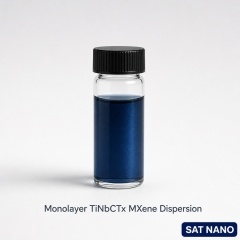 Dispersión de MXene de carburo de titanio y niobio TiNbCTx de capa única