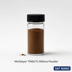 Polvo de MXene de carburo de titanio y niobio TiNbCTx de capa única
