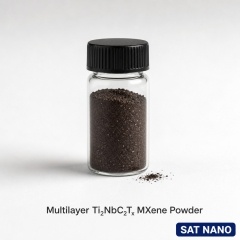 Polvo de MXene de carburo de titanio y niobio Ti2NbC2Tx multicapa